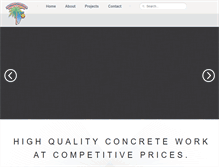 Tablet Screenshot of matthewconcrete.com